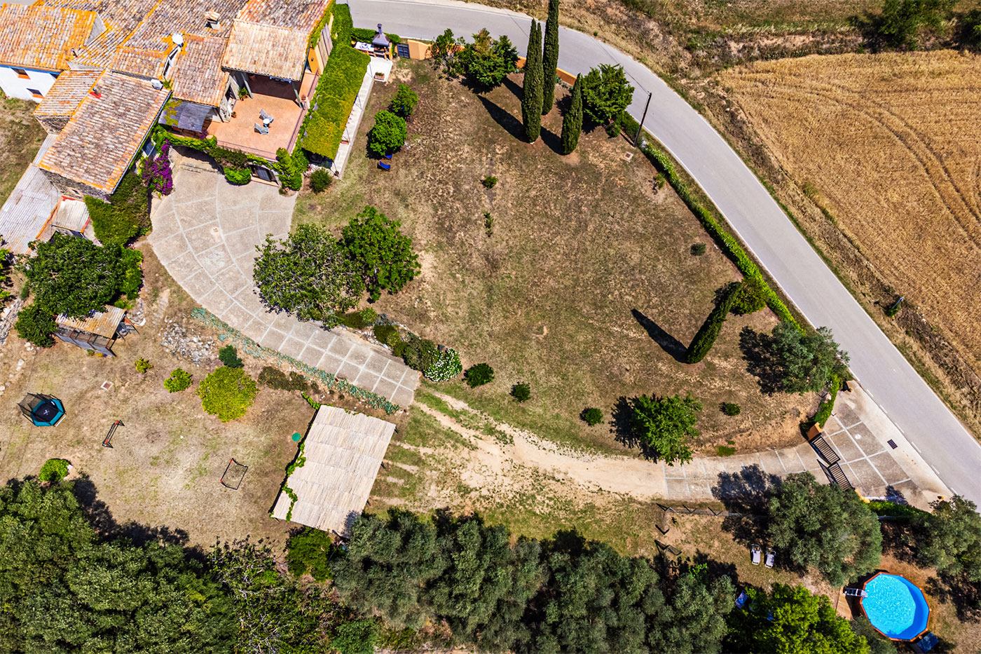 Your villa seen from the sky