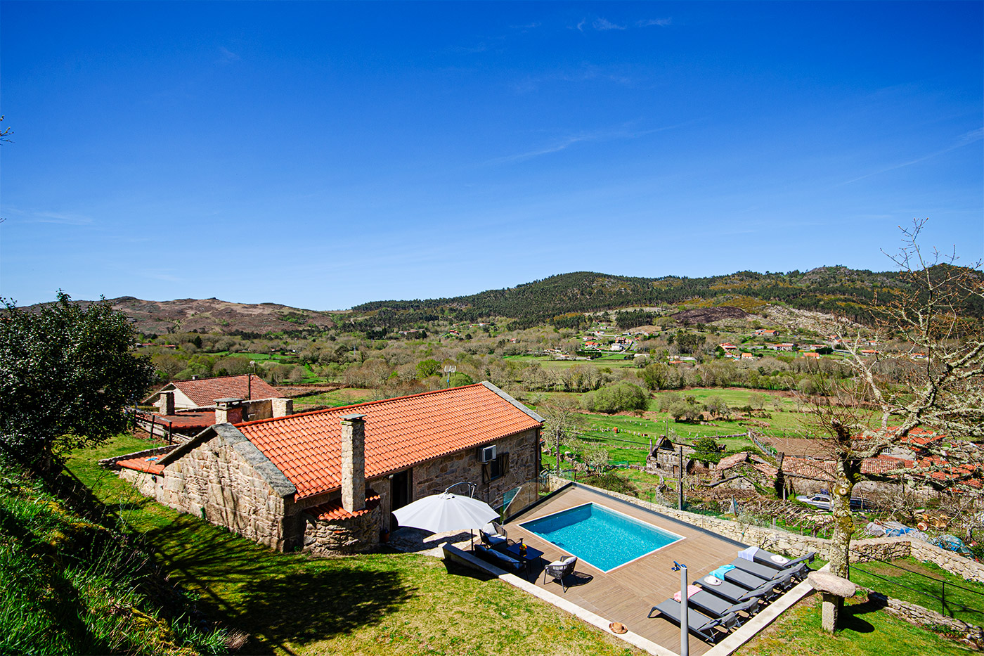 Bonitas vistas desde cualquier punto de la finca