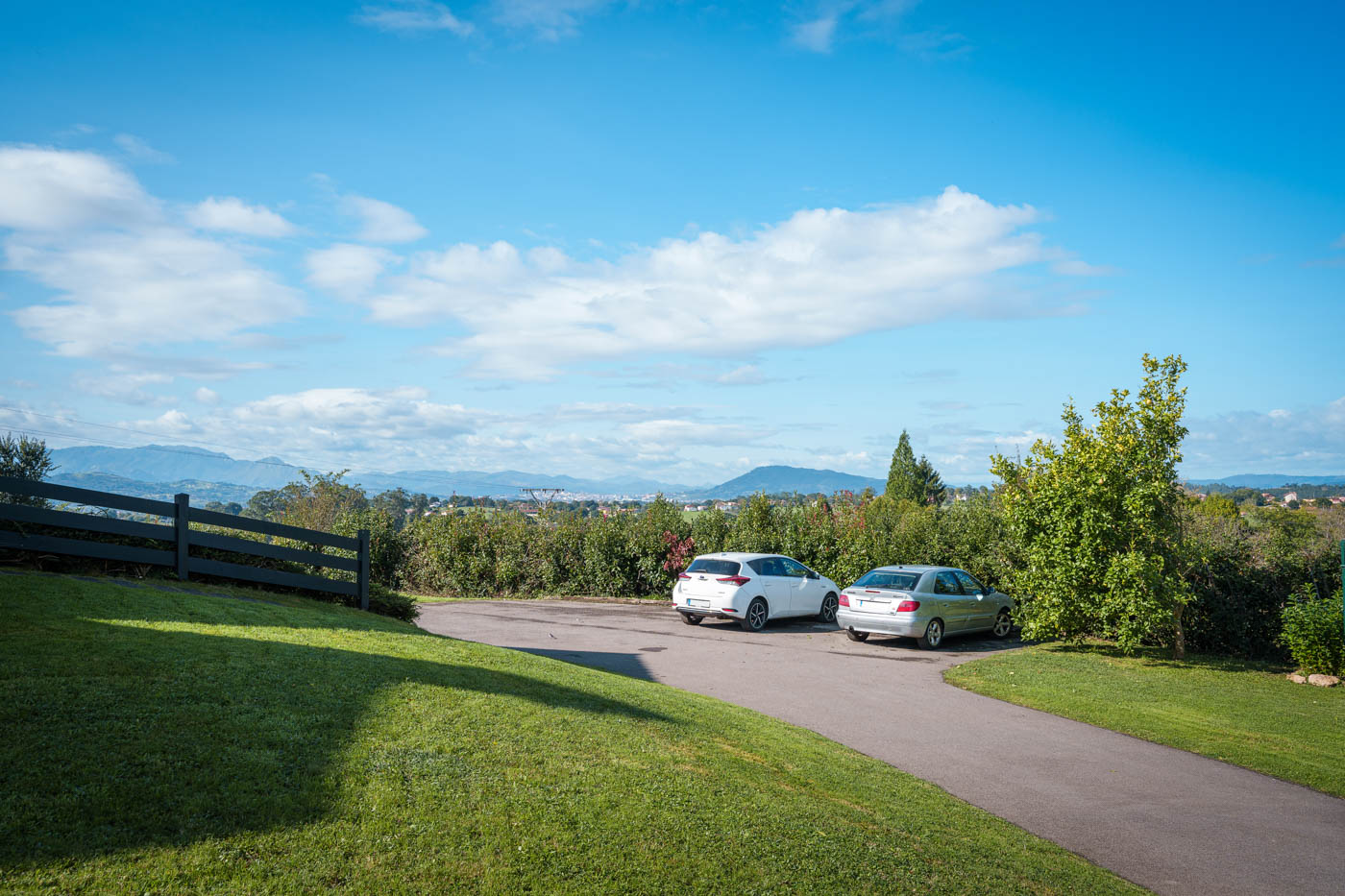 Parking by the property