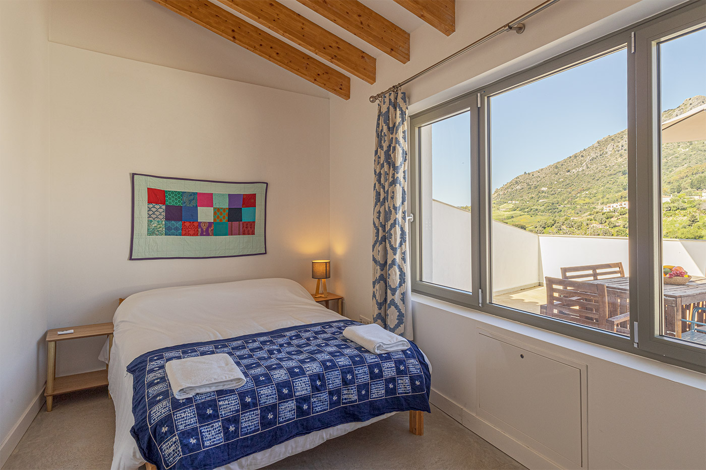 Bedroom 2 by the upper terrace