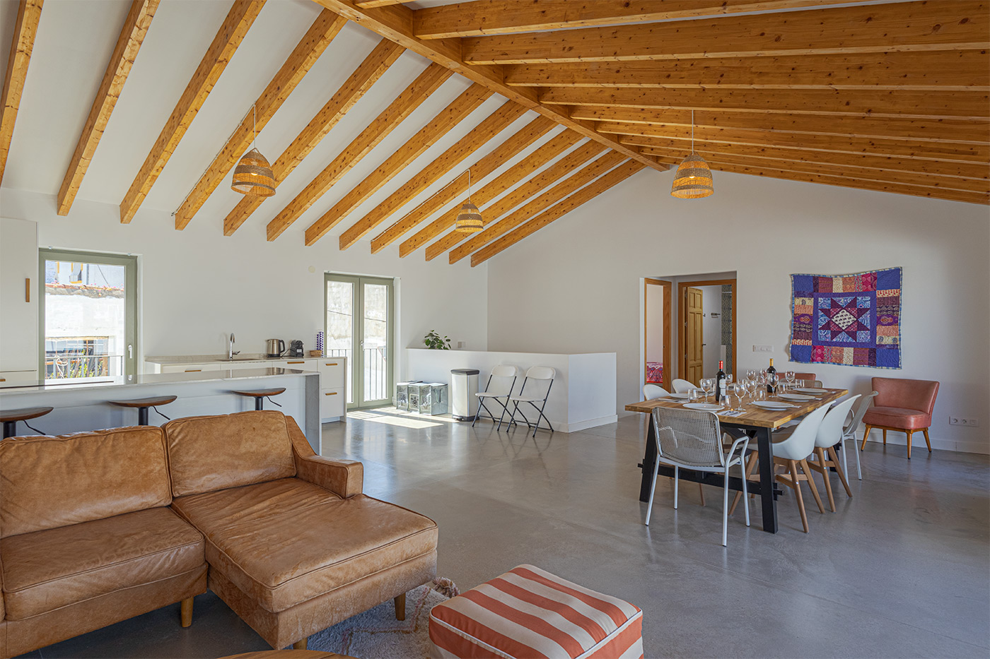 There are two bedrooms on this level