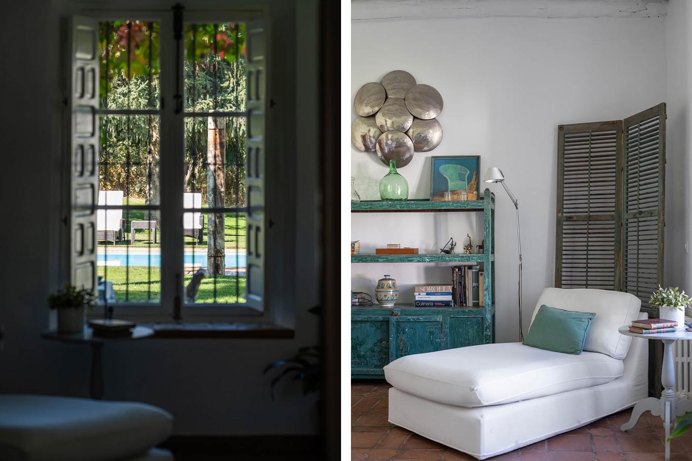 Living area in main house