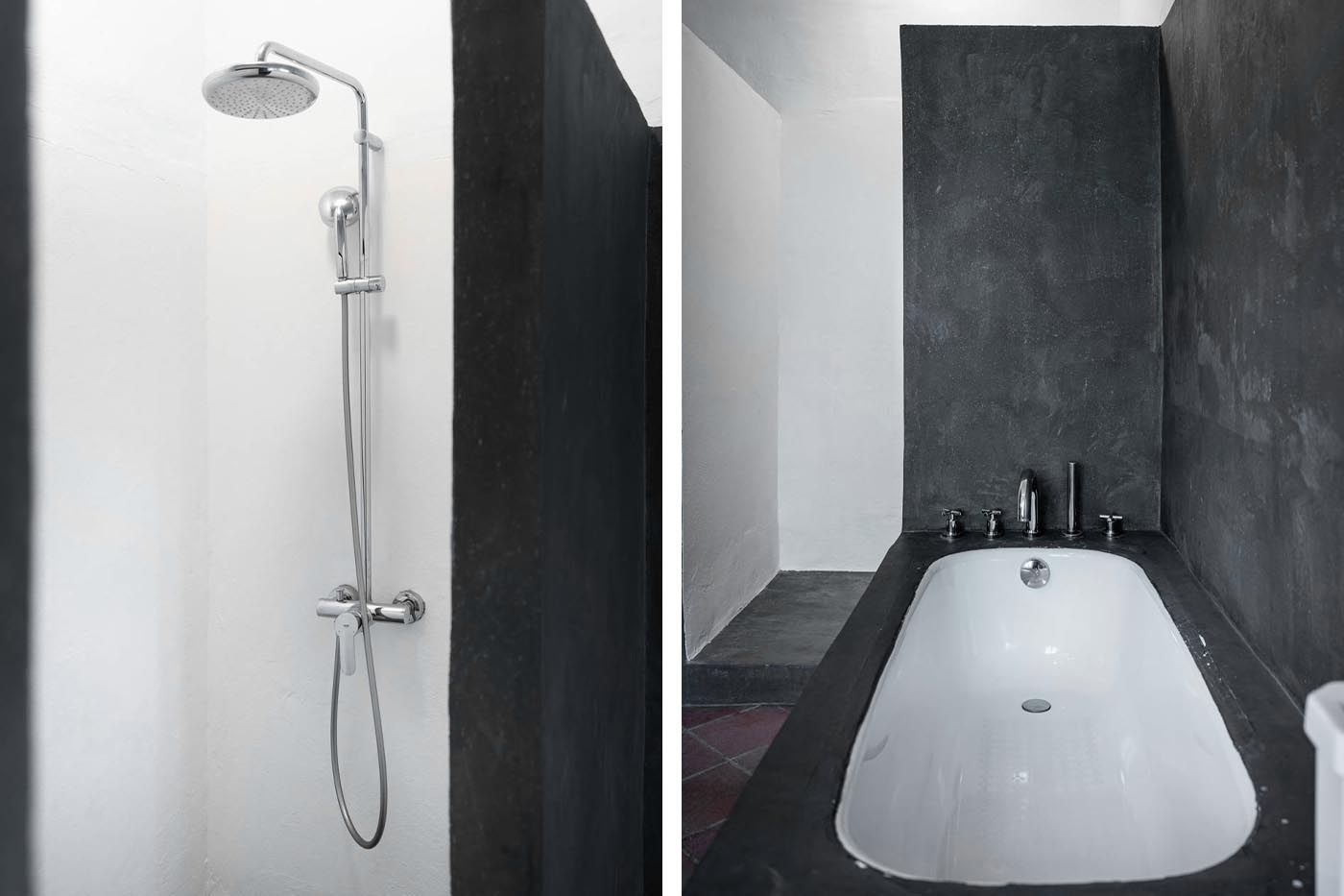 First floor bathroom (walk-in shower and bathtub)