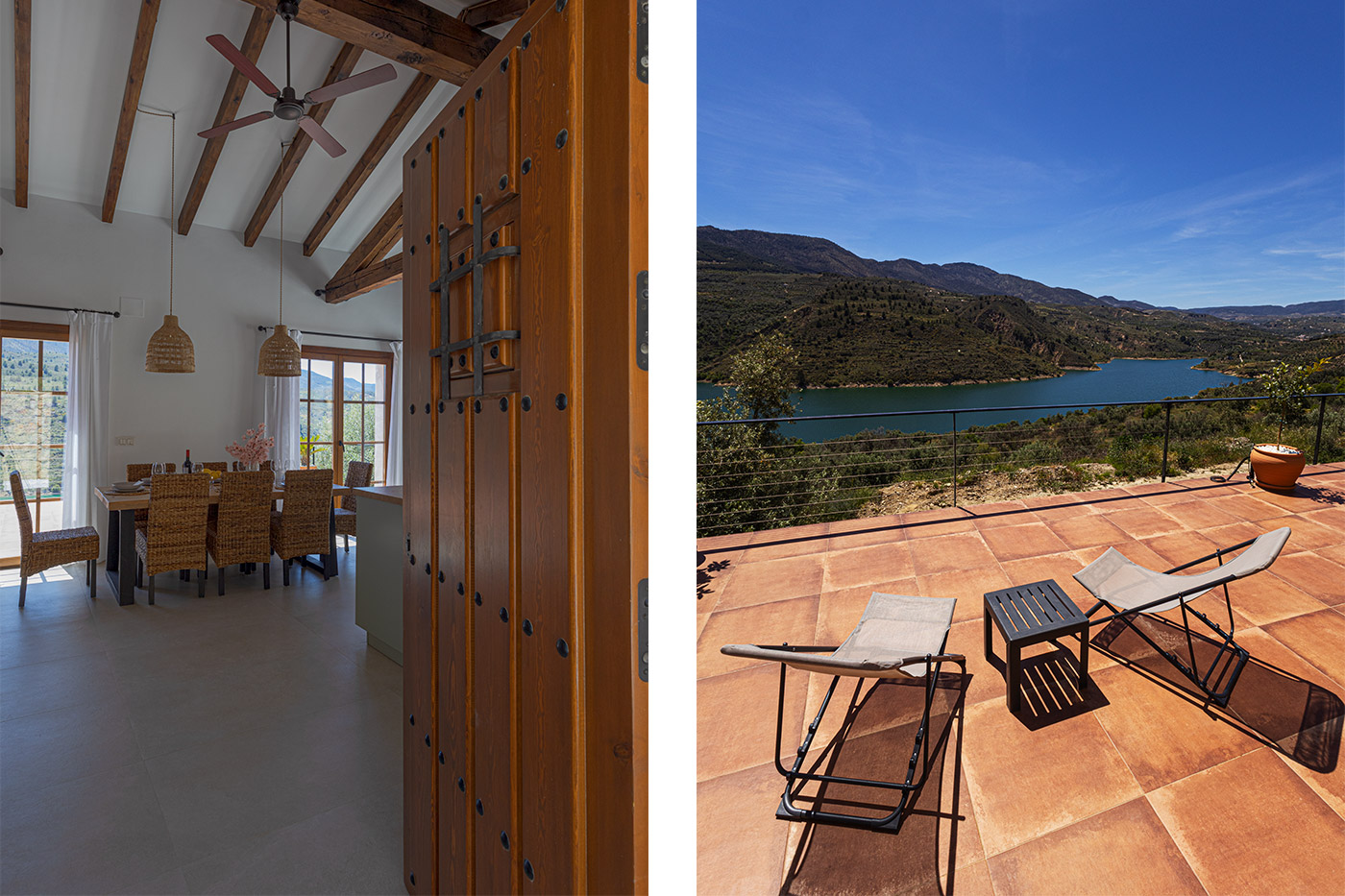 Puerta de entrada con accesos fáciles a zonas exteriores