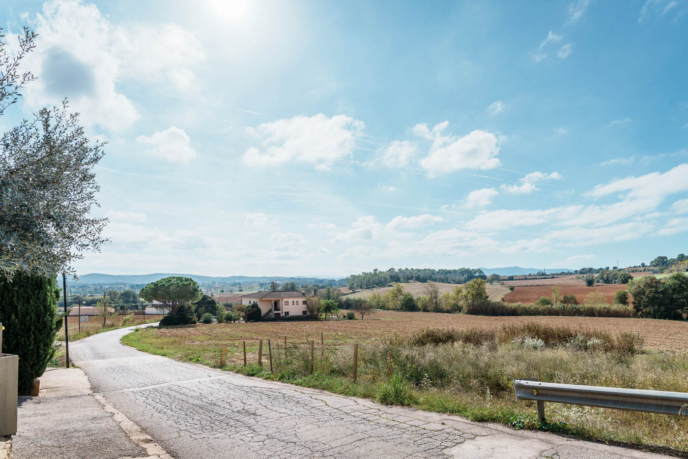 You are 20 min walk from a village with facilities