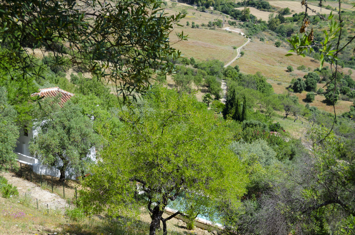 La casa tiene acceso por pista de tierra de 1 km