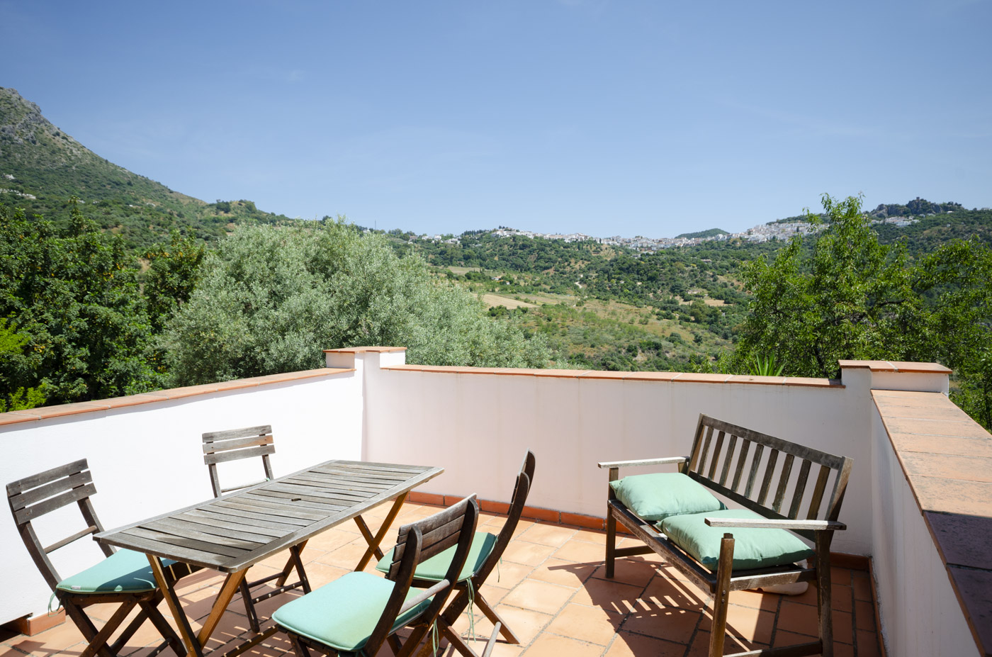Terraza primera planta, también con vistas a Gaucín