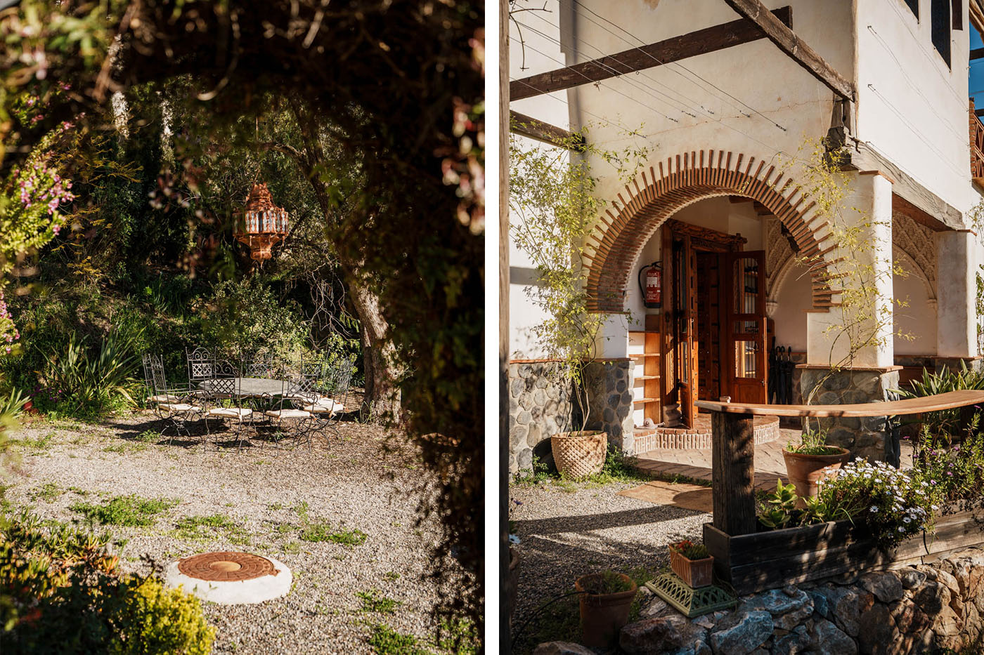 Porch by main entrance