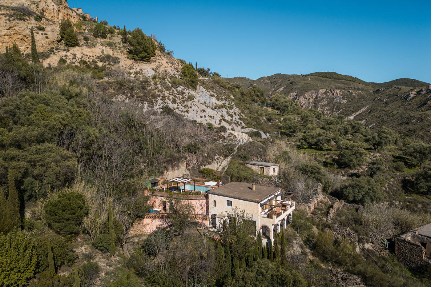 Your villa seen from a drone