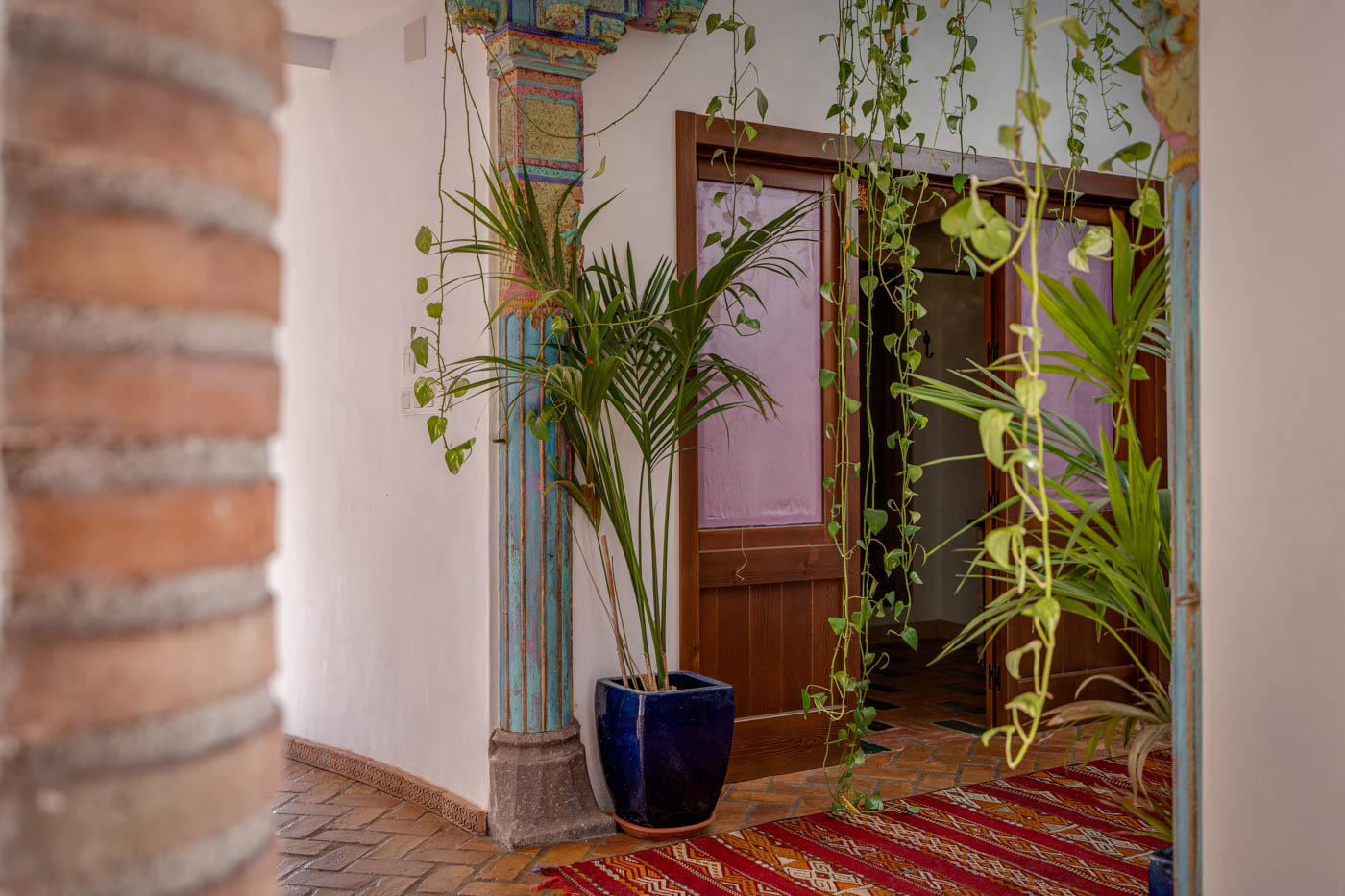 Ground floor with central patio and bedrooms