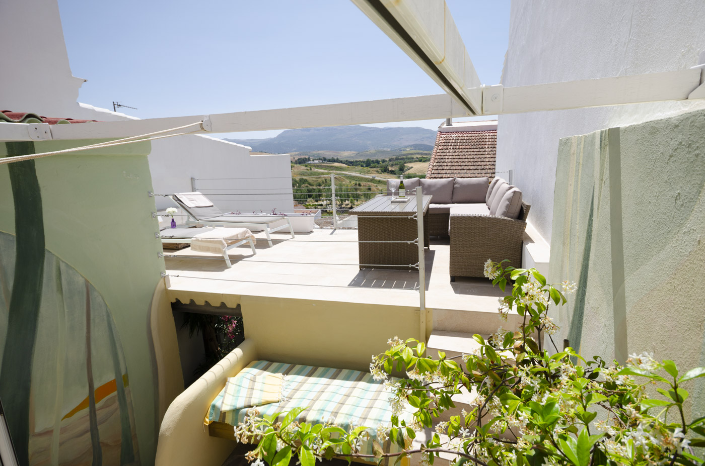 Beuatiful views from terrace