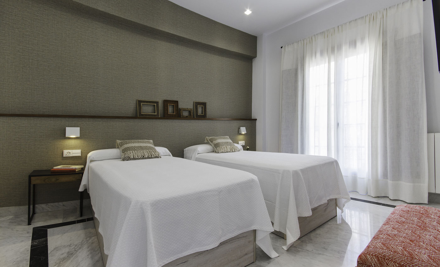 Habitación con dos camas