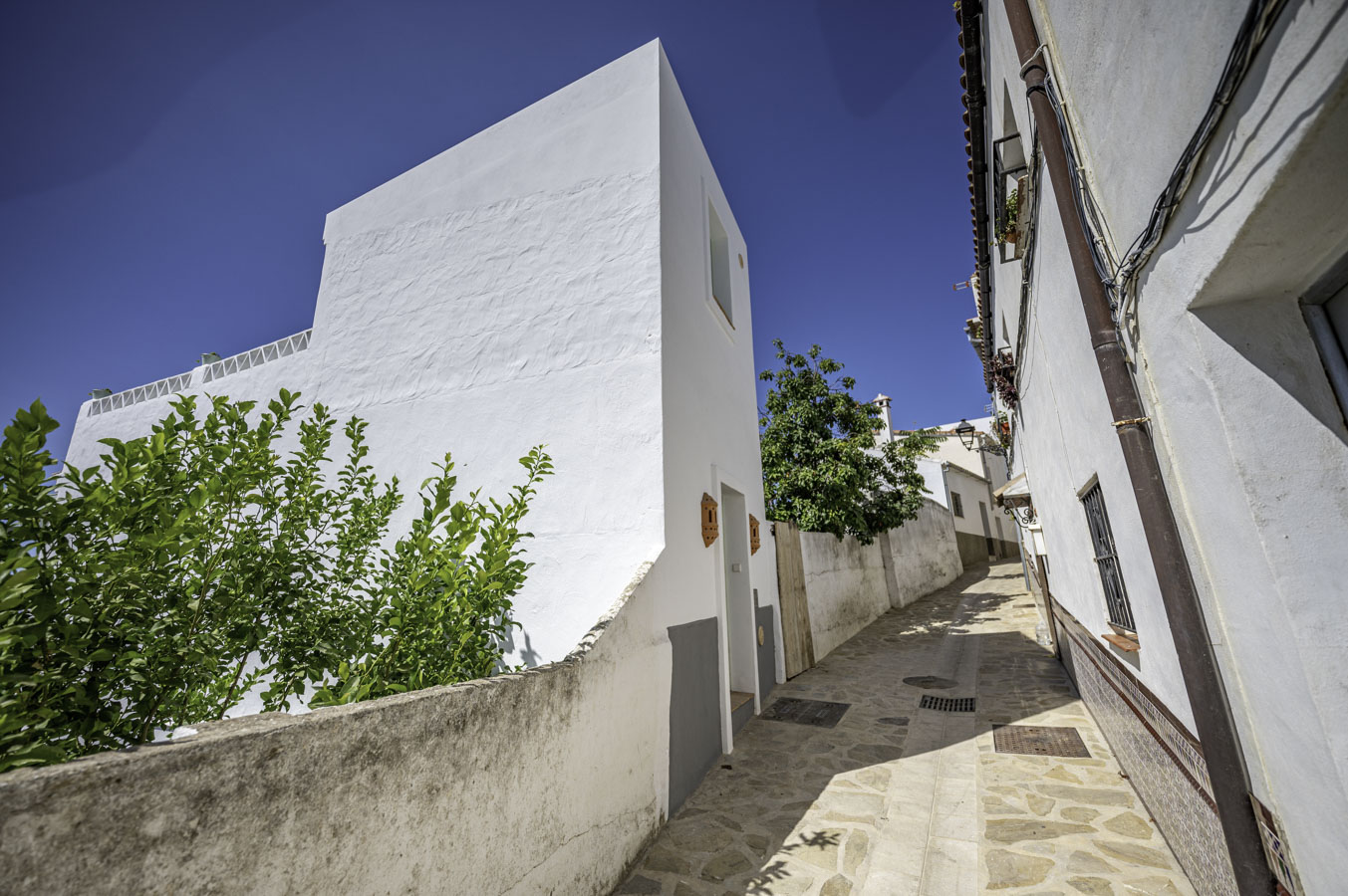 Street at the back of the house