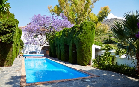 The pool is another highlight of this property