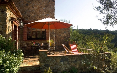 Terrace at the Stork country cottage