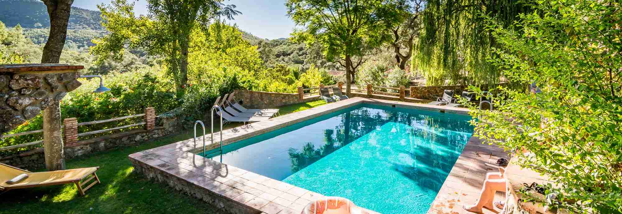 Una casa de campo para dos en preciosa finca andaluza con tenis y piscina