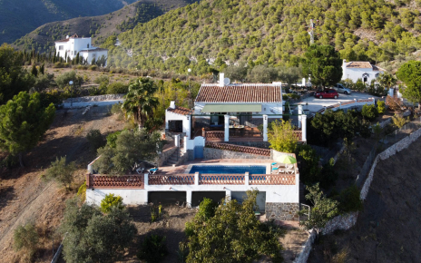 Villa seen from a drone