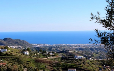 You are overlooking Nerja and the sea