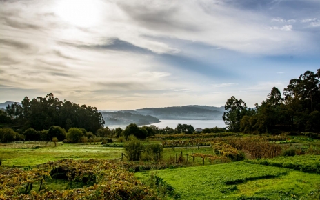 View of the Galicia coast