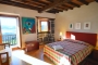 Double bedded room with access to terraces