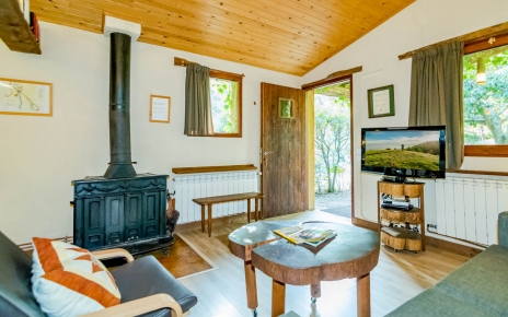 The cottage is all one one floor