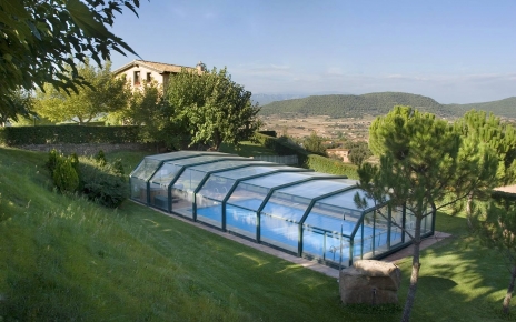La piscina en invierno es climatizada 