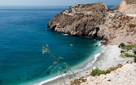 Our favourite beach near Alpujarras : La Rijana beach