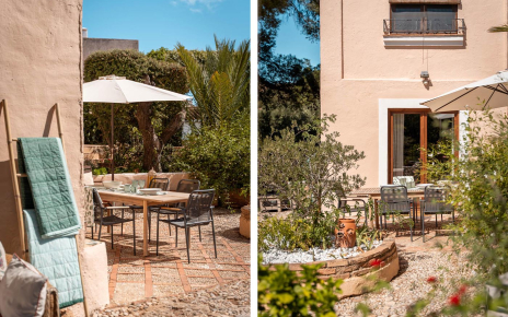 Different areas to relax outdoors