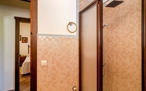 El baño principal tiene ducha  