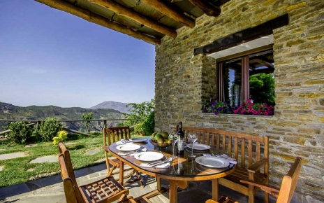 Comidas al aire libre con magníficas vistas.