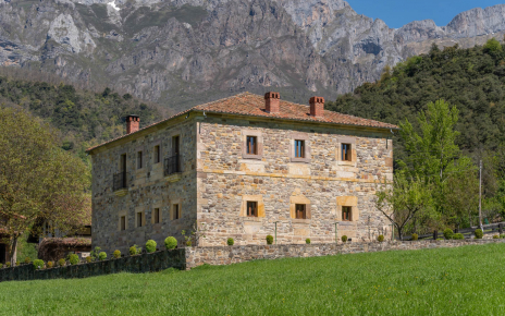 A large village house at the foot of Picos massif