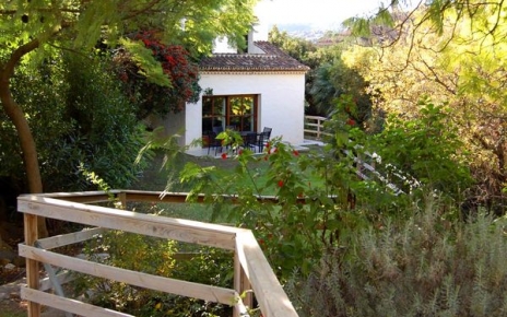 Back gardens with access from apartment