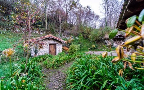 La cabaña de la sauna está a 10 metros.