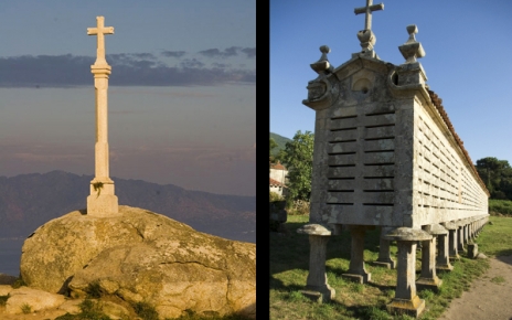 Stone cross / Horreo grain store