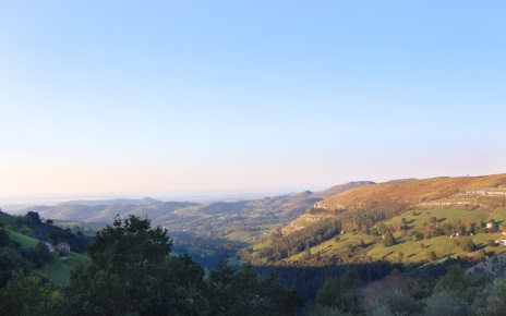 Vistas al mar desde cerca de la cabaña