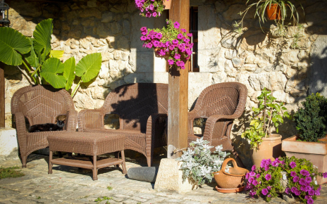 Un rincón soleado para sentarse