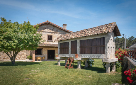 Traditional horreo (Galician grain store)