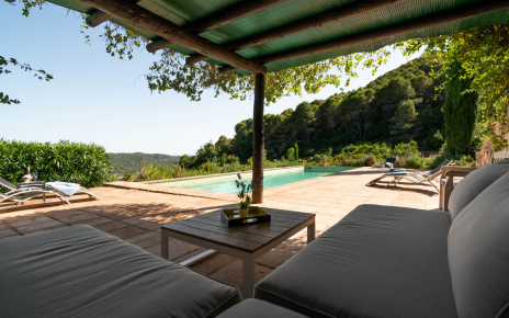 Shaded chill out area