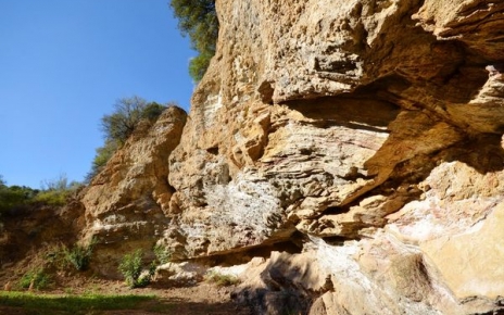 Walk from the villa takes you to a small cave