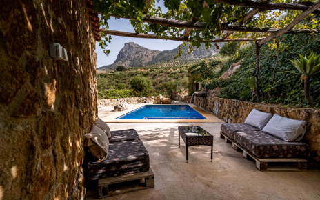 Shaded chill out area