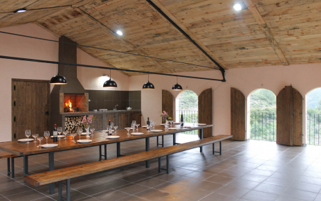 Large dining area on separate building