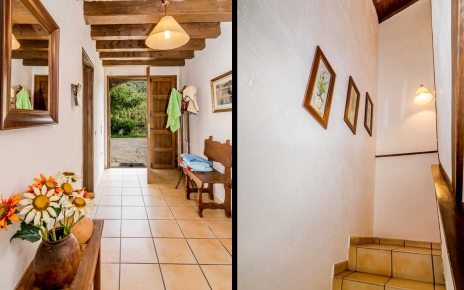La casa tiene dos pisos 