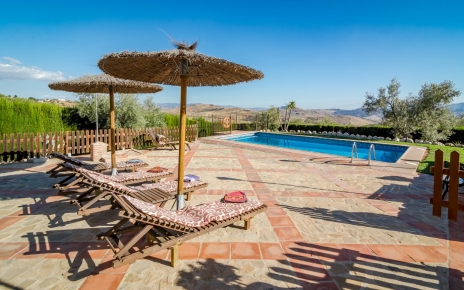 Sombrillas y tumbonas