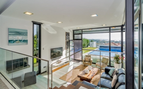 El mar siempre es visible (no es fácil de mostrar en las fotos)