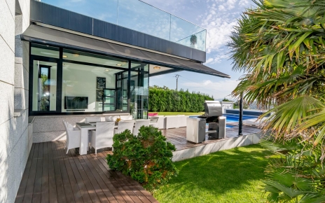 Jardines con césped