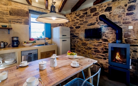 Estufa de leña para la comodidad del invierno