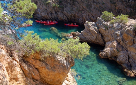 La Foradada's turquoise waters on the Costa Brava