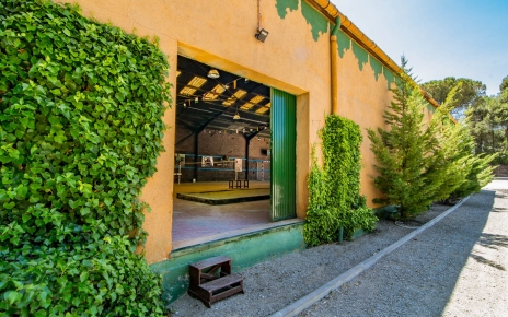 Puerta a la amplia zona interior de juegos 