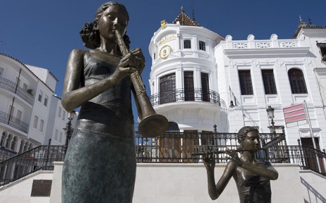 Main square in Aracena town