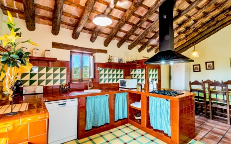 Rustic indoor kitchen
